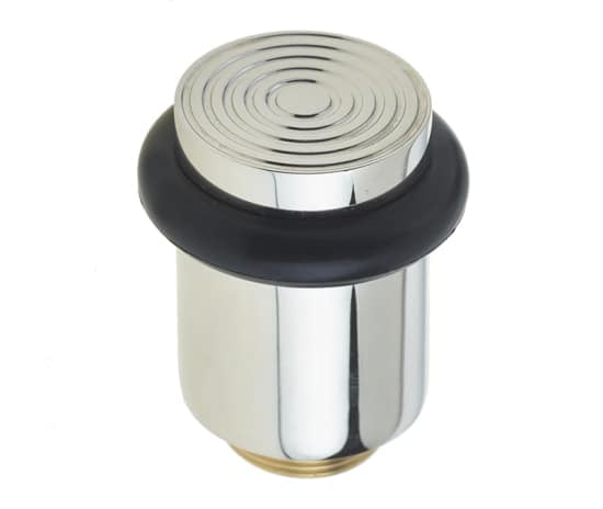High quality image of Burlington - Reeded Door Stops Polished Nickel Sku. BUR963PN