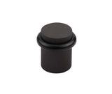 High quality image of Burlington - Knurled Floor Mounted Doorstops 40mm Dia Dark Bronze Sku. BUR964DB