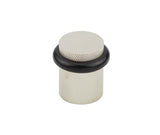 High quality image of Burlington - Knurled Floor Mounted Doorstops 40mm Dia Polished Nickel Sku. BUR964PN