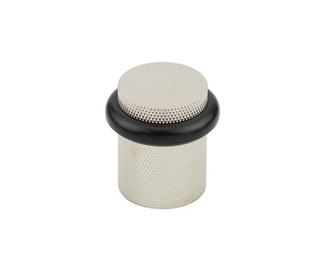 High quality image of Burlington - Knurled Floor Mounted Doorstops 40mm Dia Polished Nickel Sku. BUR964PN