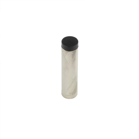High quality image of Burlington - Knurled Wall Mounted Doorstops No Rose Polished Nickel Sku. BUR968PN