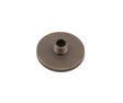 High quality image of Burlington - Knurled Bases to Suit Wall Mounted Doorstops 50mm Dia Antique Brass Sku. BUR969AB