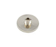 High quality image of Burlington - Knurled Bases to Suit Wall Mounted Doorstops 50mm Dia Polished Nickel Sku. BUR969PN
