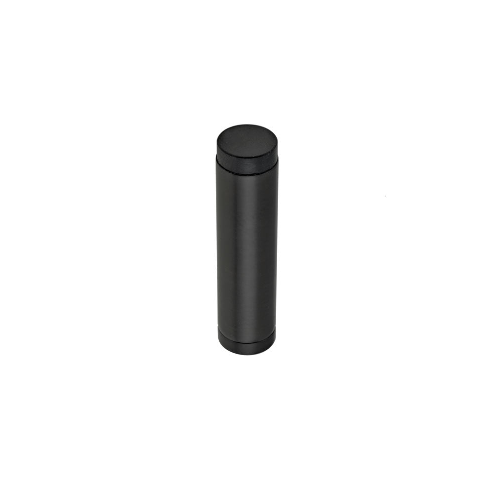 High quality image of Burlington - Plain Wall Mounted Door Stops No Rose Black Sku. BUR970MB