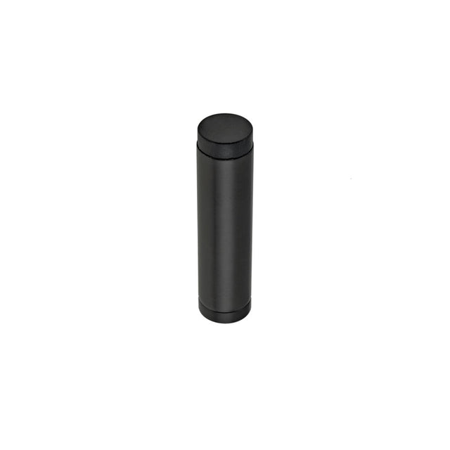 High quality image of Burlington - Plain Wall Mounted Door Stops No Rose Black Sku. BUR970MB
