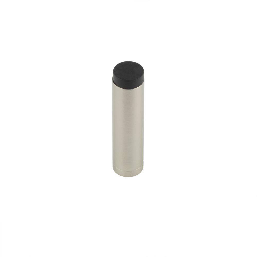 High quality image of Burlington - Plain Wall Mounted Door Stops No Rose Satin Nickel Sku. BUR970SN