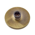 This is an image showing the Burlington - Plain door stop base - Antique Brass available to order from Trade Door Handles in Kendal