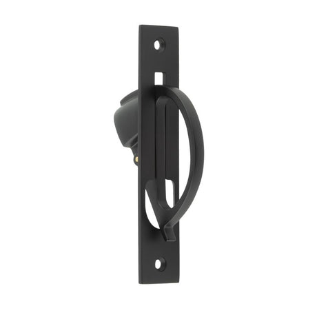 Frelan Hardware Door Furniture Black / Door Edge Pull / Rectangular Burlington - 130x25mm Flush edge handle - Matt Black