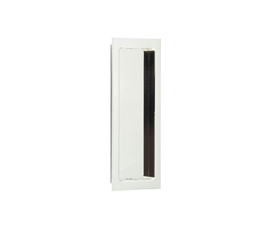 Frelan Hardware Door Furniture Polished Nickel / Flush Handle / Rectangular Burlington - 150x55x3mm PN rectangular flush pull