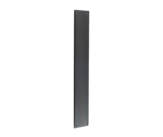 Frelan Hardware Door Furniture Dark Bronze / Finger Plates / 350 x 75mm Burlington - 350x75mm raised finger - Dark Bronze