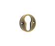 Frelan Hardware Door Furniture Antique Brass / Euro Profile Escutcheons Burlington - 40mm AB Euro keyway escutcheon