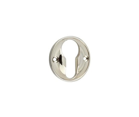 Frelan Hardware Door Furniture Polished Nickel / Euro Profile Escutcheons Burlington - 40mm PN Euro keyway escutcheon