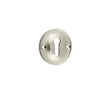 Frelan Hardware Door Furniture Satin Nickel / Mortice Key Profile Escutcheons Burlington - 40mm SN Std keyway escutcheon