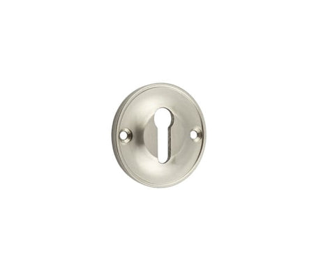 Frelan Hardware Door Furniture Satin Nickel / Mortice Key Profile Escutcheons Burlington - 40mm SN Std keyway escutcheon