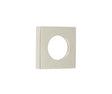 Frelan Hardware Door Furniture Polished Nickel / Outer Rose Burlington - 52x52mm PN plain square outer rose for levers and t&r