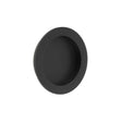 Frelan Hardware Door Furniture Black / Flush Handle / Round Burlington - 65x12x3mm MB round concealed flush pull