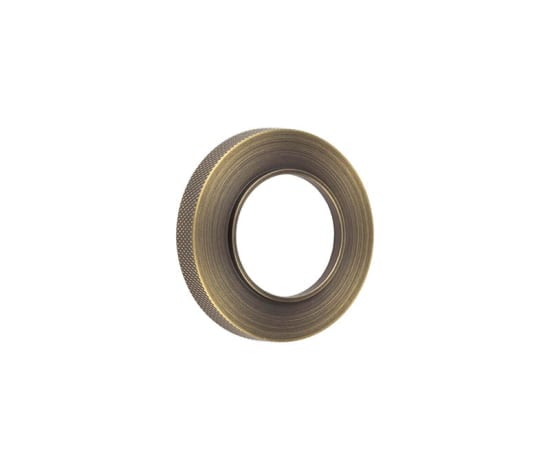 Frelan Hardware Door Furniture Antique Brass / Outer Rose Burlington - AB knurl outer rose for Levers and T&R