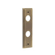 Frelan Hardware Locks & Latches Antique Brass / Lock & Latch Plates Burlington - Bathroom Plate Choices