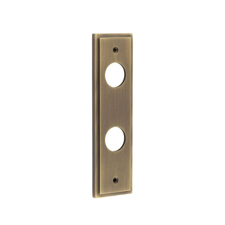Frelan Hardware Locks & Latches Antique Brass / Lock & Latch Plates Burlington - Bathroom Plate Choices