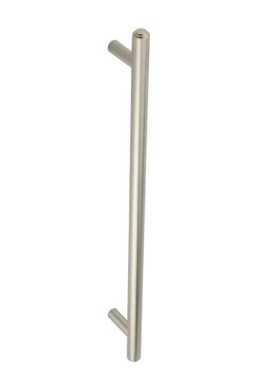 Frelan Hardware Door Furniture Satin Nickel / Pull Handles (Face Fix) Burlington - Belgrave SN Pull Handle 425 x 20mm Face Fixing