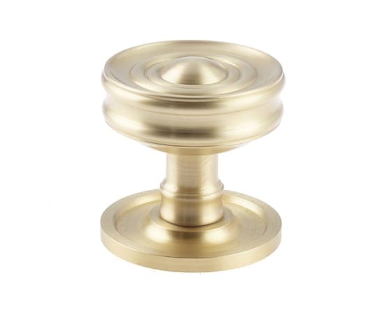 Frelan Hardware Door Furniture Satin Brass / Mortice Knobs Burlington - Bloomury Mortice knob - Satin Brass