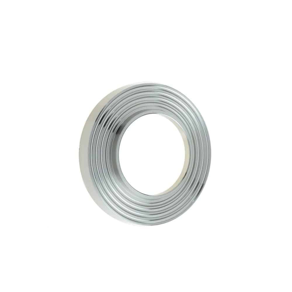 Frelan Hardware Door Furniture Satin Nickel / Outer Rose Burlington - Burlington Reeded Rose - Satin Nickel