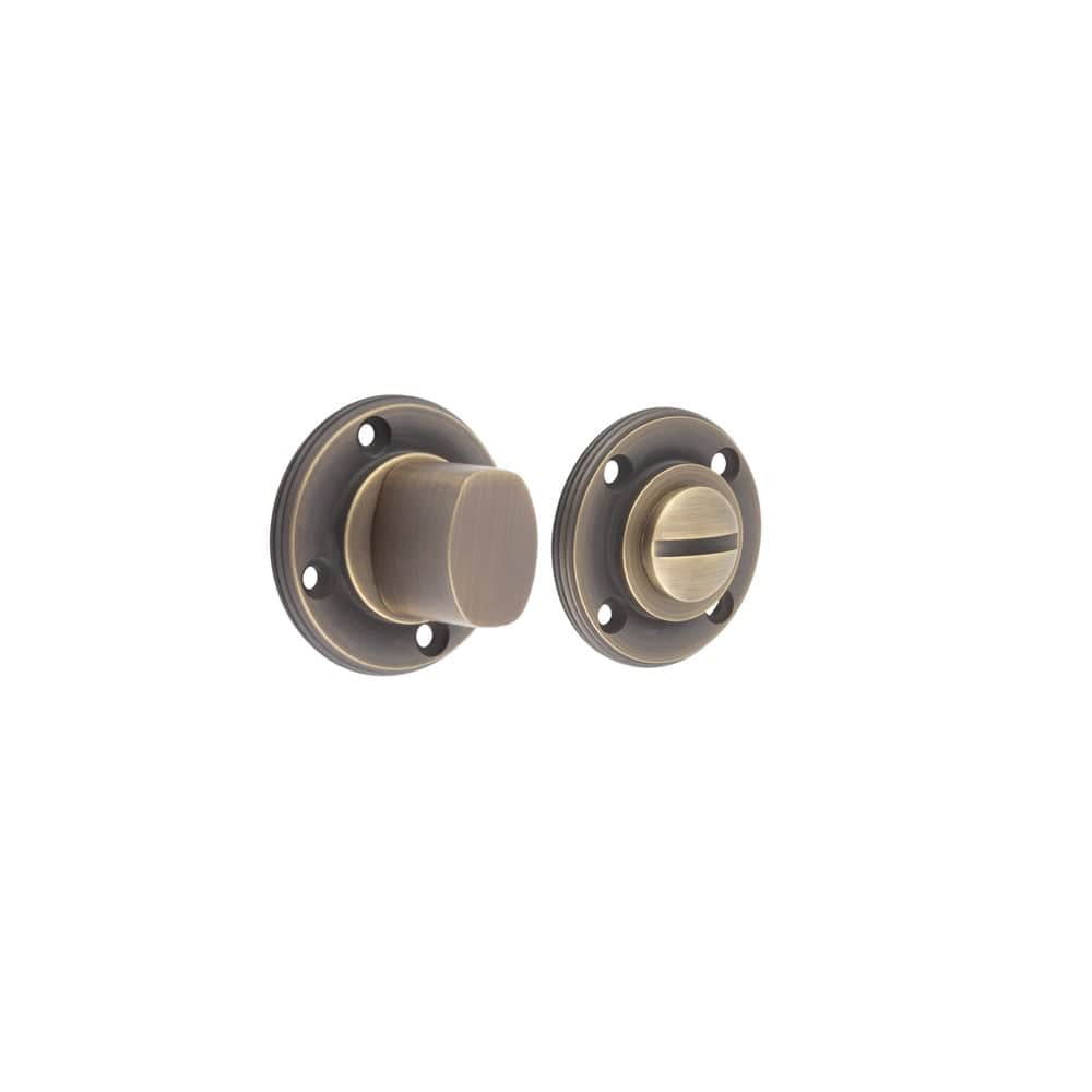 Frelan Hardware Door Furniture Antique Brass / No Burlington - Burlington turn & release - Antique Brass