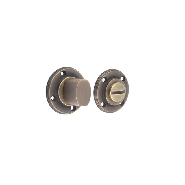 Frelan Hardware Door Furniture Antique Brass / No Burlington - Burlington turn & release - Antique Brass