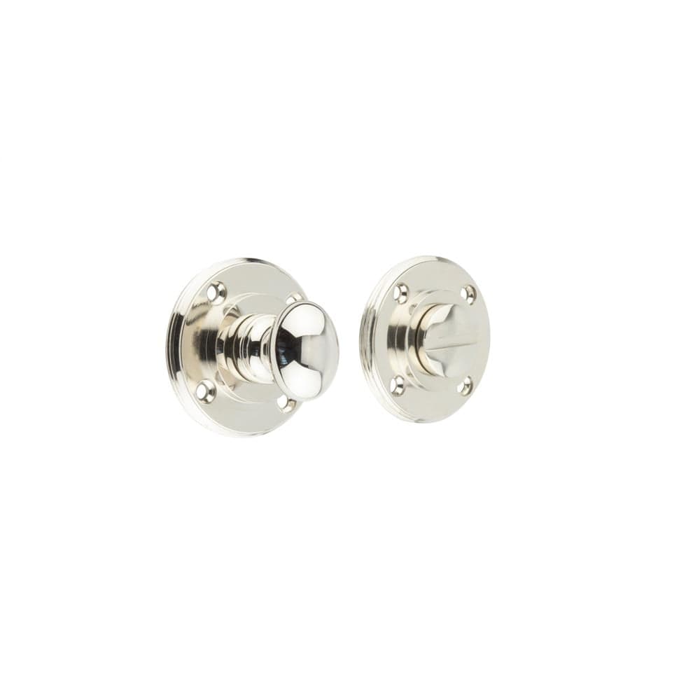 Frelan Hardware Door Furniture Polished Nickel / No Burlington - Burlington turn & release - Polished Nickel