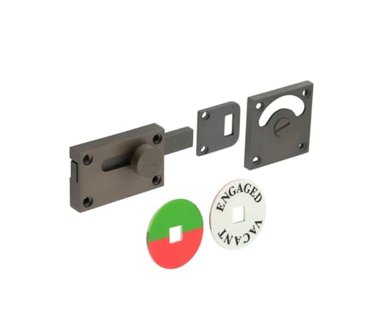 Frelan Hardware Door Furniture Dark Bronze / Yes Burlington - DB Indicator bolt