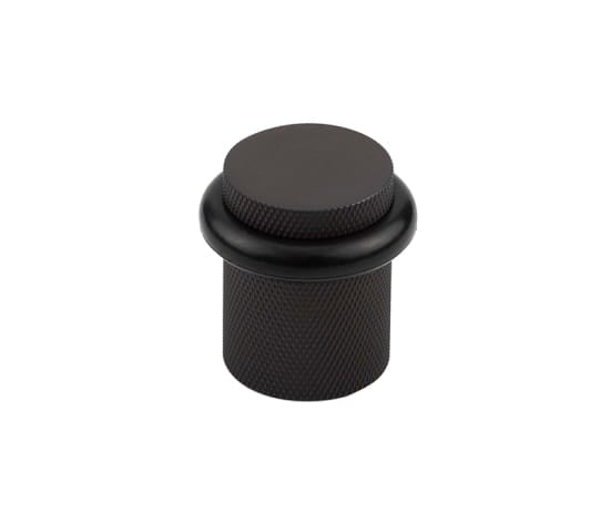 Frelan Hardware Door Furniture Dark Bronze / Floor Door Stop Burlington - DB Knurl floor mounted door stop