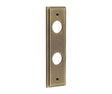 Frelan Hardware Locks & Latches Antique Brass / Lock & Latch Plates Burlington - Din Bathroom Plate Choices