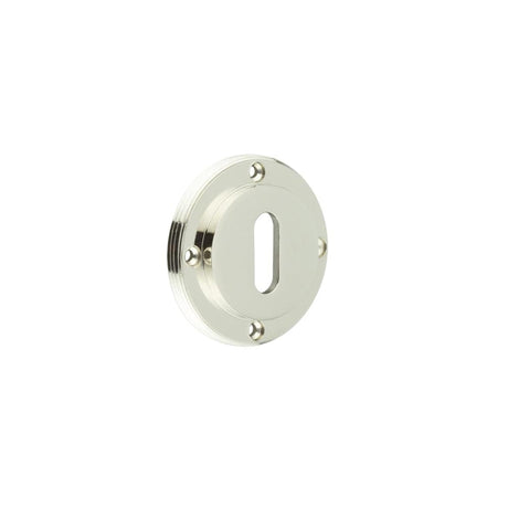 Frelan Hardware Door Furniture Polished Nickel / Mortice Key Profile Escutcheons Burlington - inner escutcheon std keyway - Polished Nickel