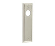 Frelan Hardware Door Furniture Satin Nickel / Lock & Latch Plates Burlington - Latch Plate Choices