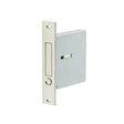 Frelan Hardware Door Furniture Polished Chrome / Door Edge Pull / Rectangular Burlington - PC Sliding Edge Flush Handle