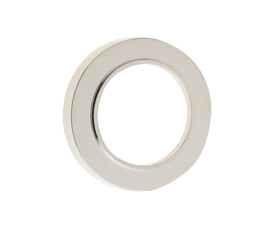 Frelan Hardware Door Furniture Polished Nickel / Outer Rose Burlington - Plain outer rose for Esc - Polished Nickel