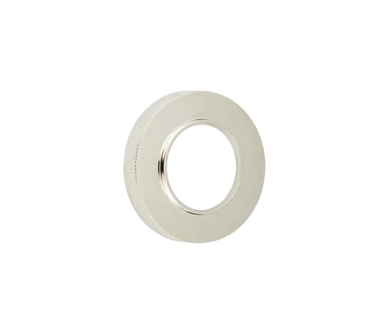 Frelan Hardware Door Furniture Polished Nickel / Outer Rose Burlington - PN knurl outer rose for Levers and T&R