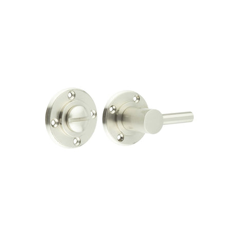 Frelan Hardware Door Furniture Satin Nickel / No / Easy Turn & Release Burlington - SN Easy turn & release