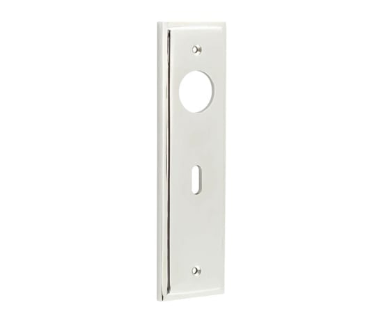 Frelan Hardware Locks & Latches Polished Nickel / Lock & Latch Plates Burlington - Standard Lock Plate Choices