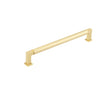 Frelan Hardware Cabinet Hardware Satin Brass / Cabinet Pull Handles / 224mm c/c Burlington - Westminster Cabinet Handle 224mm CTC - Satin Brass