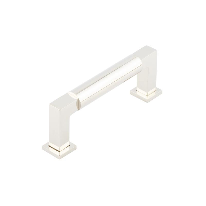 Frelan Hardware Cabinet Hardware Polished Nickel / Cabinet Pull Handles / 96mm c/c Burlington - Westminster Cabinet Handle 96mm CTC - Polished Nickel
