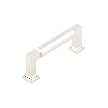 Frelan Hardware Cabinet Hardware Polished Nickel / Cabinet Pull Handles / 96mm c/c Burlington - Westminster Cabinet Handle 96mm CTC - Polished Nickel