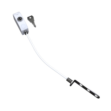 High quality image of Mila - Safety Enhancement Cable Restrictor White | Sku. bx060030 | Trade Door Handles.