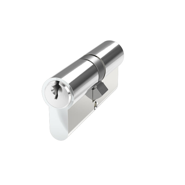 High quality image of Mila - Standard Security Euro Cylinder 35/35 - Polished Chrome | Sku. bx3535edpcm6 | Trade Door Handles.