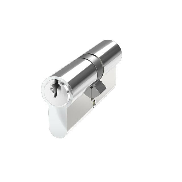 High quality image of Mila - Standard Security Euro Cylinder 50/50 - Polished Chrome | Sku. bx5050edpcm6 | Trade Door Handles.