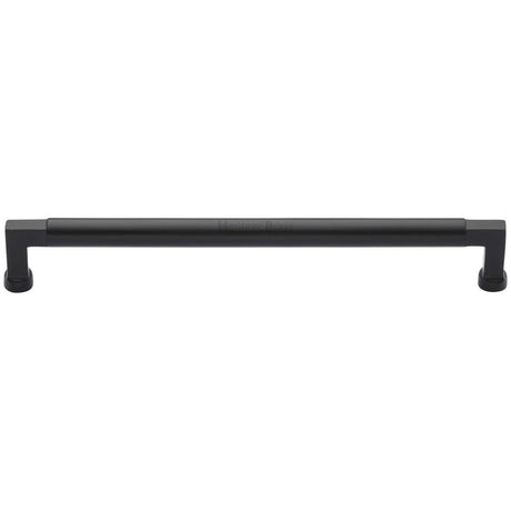 High quality image of Heritage Brass - Cabinet Pull Bauhaus Design 320mm CTC Matt Black Finish | Sku. c0312-320-bkmt | Trade Door Handles, Kendal.