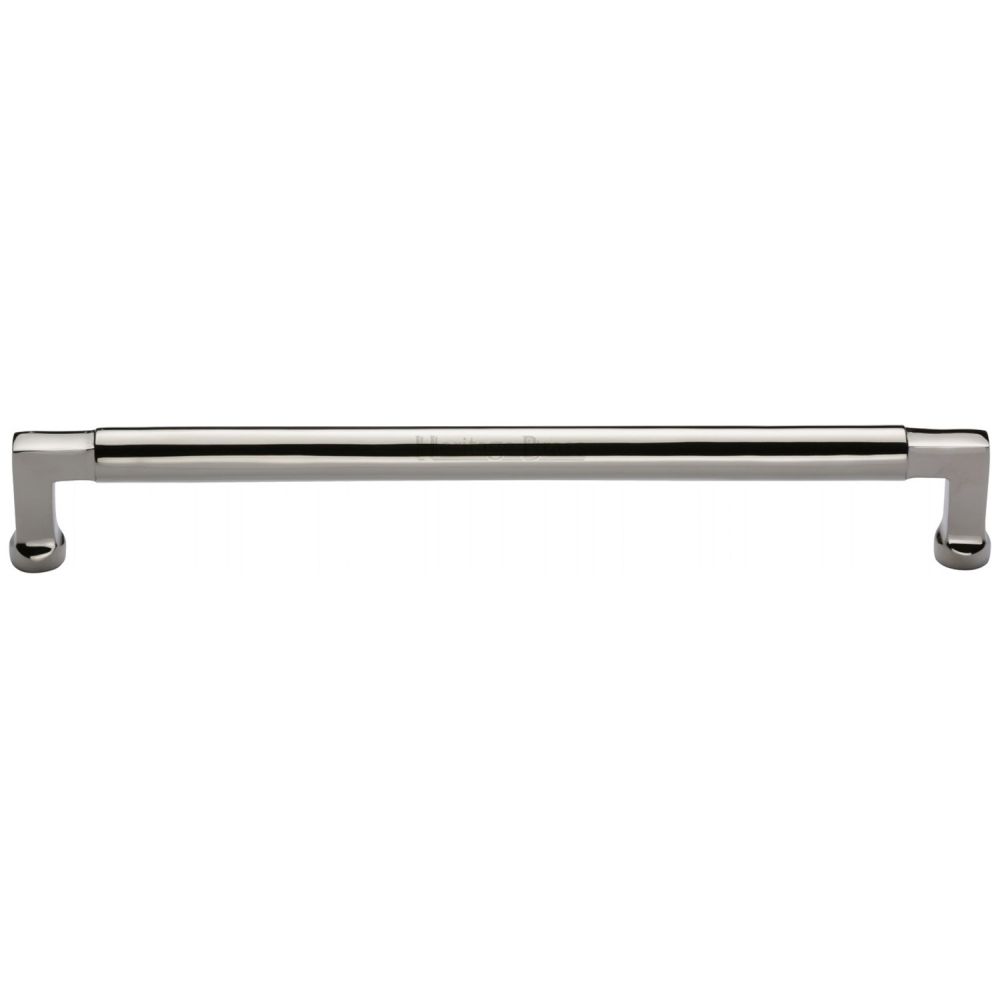 High quality image of Heritage Brass - Cabinet Pull Bauhaus Design 320mm CTC Polished Nickel Finish | Sku. c0312-320-pnf | Trade Door Handles, Kendal.