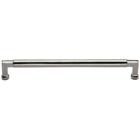 High quality image of Heritage Brass - Cabinet Pull Bauhaus Design 320mm CTC Polished Nickel Finish | Sku. c0312-320-pnf | Trade Door Handles, Kendal.