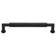 High quality image of Heritage Brass - Cabinet Pull Bauhaus Round Design 254mm CTC Matt Black Finish | Sku. c0319-254-bkmt | Trade Door Handles, Kendal.