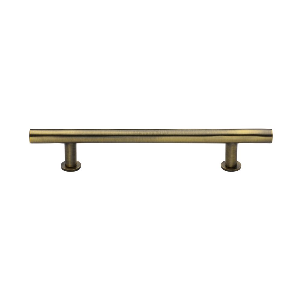 High quality image of Heritage Brass - Cabinet Pull T-Bar Design with 16mm Rose 160mm CTC Antique Brass F | Sku. c0362-160-at | Trade Door Handles, Kendal.